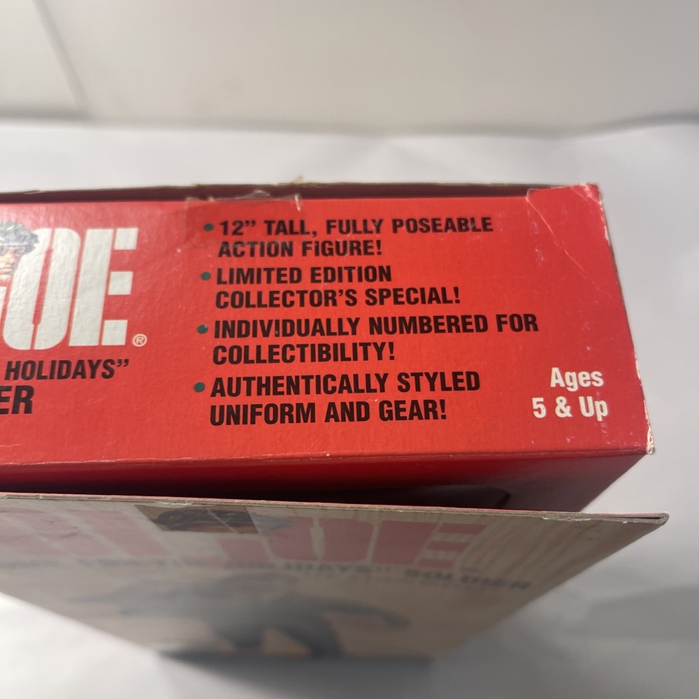 GI Joe Home for the Holidays Soldier Limited Edition Collector's Figure 1996 NEW - Picture 10 of 16